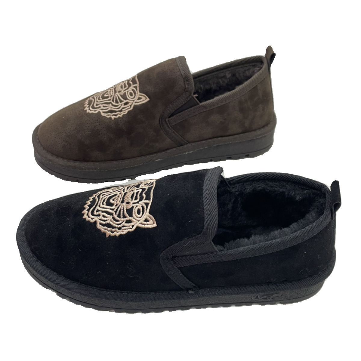 冬季加绒雪地靴男保暖防滑一脚蹬休闲刺绣棉靴韩版时尚加厚男棉鞋,淘宝优惠券,粉丝福利购,淘宝优惠卷