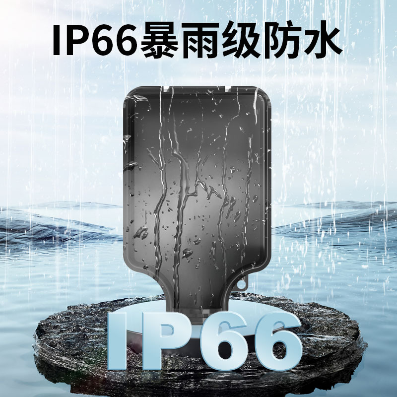 户外室外防水插座防水盒罩防暴雨开关保护盖防溅盒IP66级明装暗装 - 图1