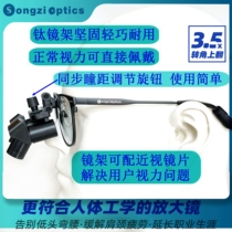 LoSpecs 3 5 times surgical magnifier dental magnifier human engineering design use