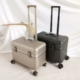 Японский металлический чемодан для путешествий, алюминиево-магниевый сплав, 18 дюймов