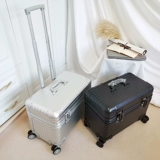 Японский металлический чемодан для путешествий, алюминиево-магниевый сплав, 18 дюймов
