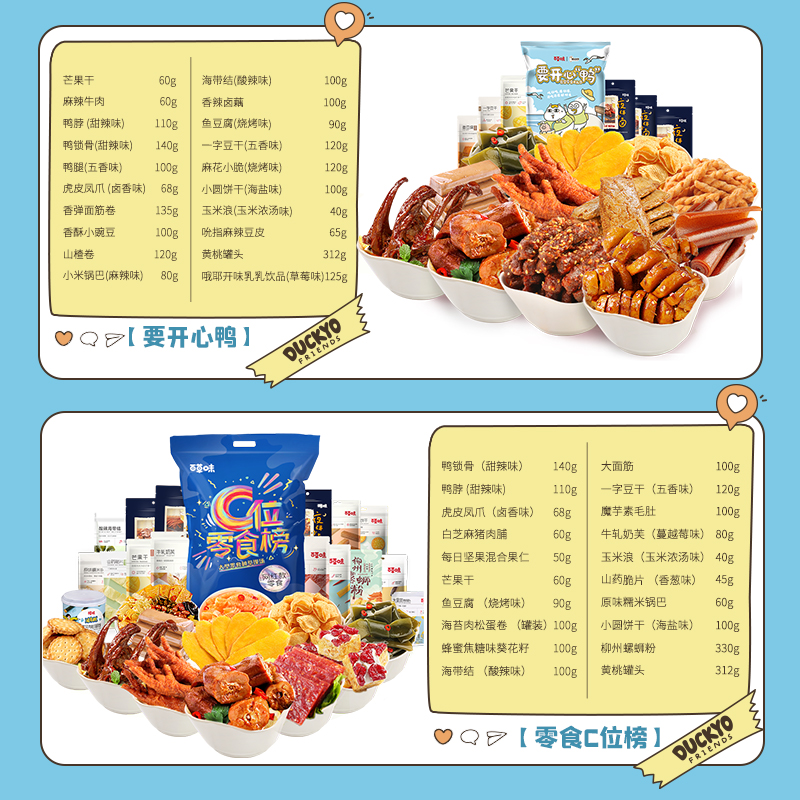 百草味旗舰店百草味巨型零食大礼包4斤/20袋送女友网红休闲食品夜宵小吃猪饲料2