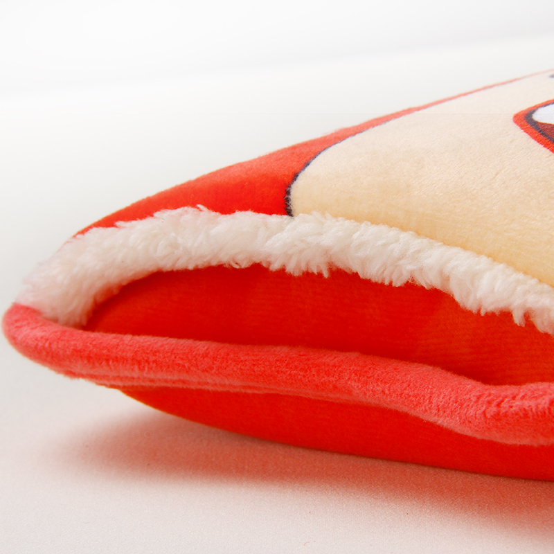 彩虹暖手器充电式热水袋防爆可插手家用暖肚暖手宝毛绒可爱暖宝宝 - 图1