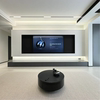 85-inch TV alcove embedded 75 stainless steel TV embedded custom metal finished cabinet frame 100