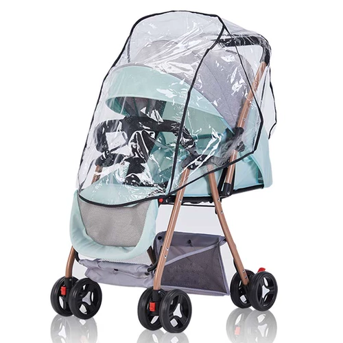 Коляска, ветрозащитный дождевик, детская удерживающая тепло пылезащитная крышка с зонтиком