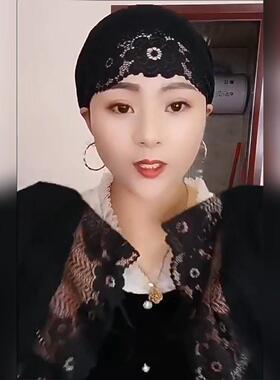 蕾丝边包头帽发衬帽回族女士蕾丝打底帽收头发松紧帽子遮白发薄款