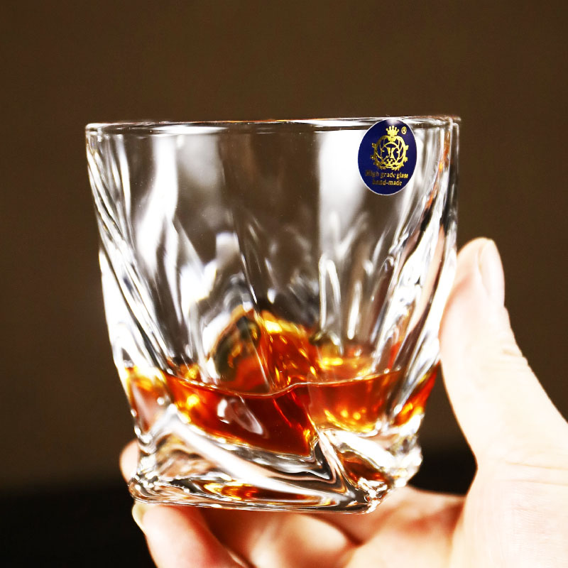 创意威士忌杯子水晶玻璃洋酒杯啤酒杯水晶酒杯套装欧式家用酒具 - 图1