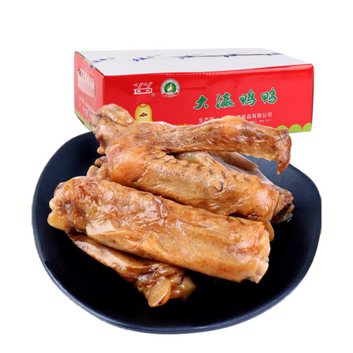 大瀛微辣鸭翅750g整箱 独立包装开袋即食 微辣办公出游休闲零食 - 图3