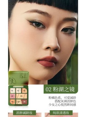 ZFC魅师旷野综合眼影盘持久色盘8色腮红高光修容鼻影一盘多用