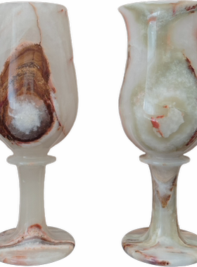 巴基斯坦进口手工天然玉石花瓶摆件家居装饰品民宿艺术空间设计师