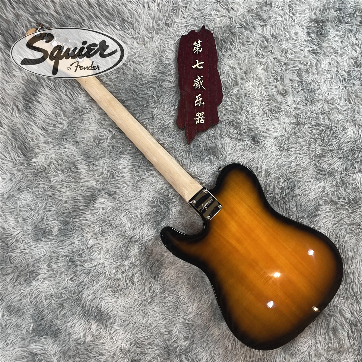 正品Fender SQ电吉他 Squier Affinity Tele入门电吉他日落渐变-图3