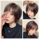 Meihe age-reducing beauty air bangs wig for women with short hair