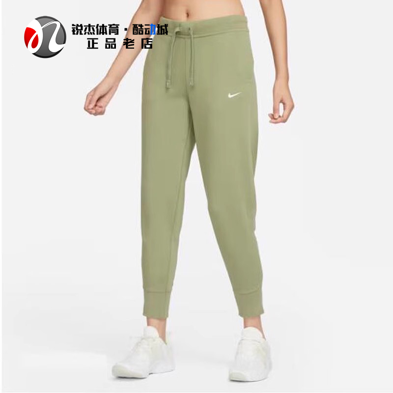 耐克Nike女子休闲运动时尚训练束脚收口长裤 CU5496-010 334 091-图0