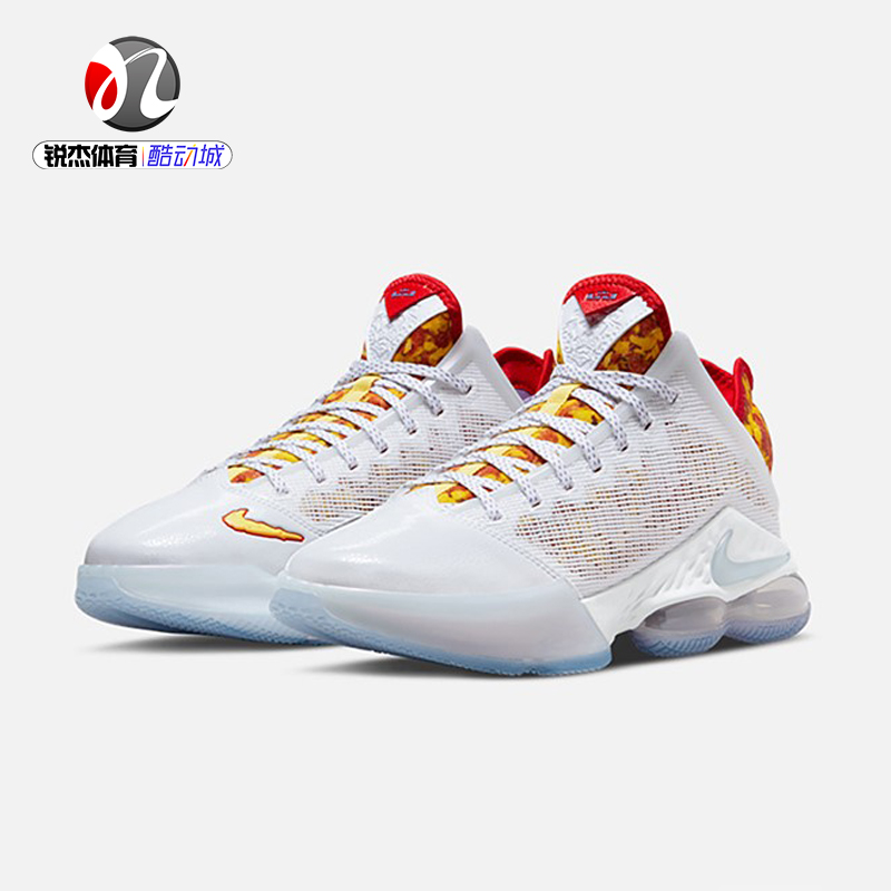 耐克Nike LeBron 19 Low EP 詹姆斯男子实战篮球鞋 DQ8343-100 - 图0