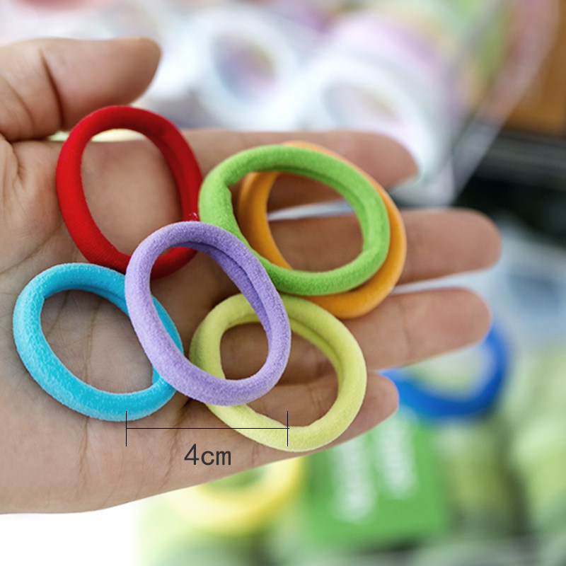 韩版儿童发圈可爱马卡龙彩色毛巾皮筋高弹力皮套宝宝扎发不伤发,淘宝优惠券,粉丝福利购,淘宝优惠卷