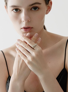 SOLDEVERANO送女友戒指简约