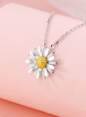 Witther原创设计小雏菊项链