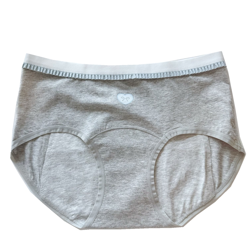 夜用生理裤纯棉内裤女士月经期抗菌加宽防侧漏姨妈透气三角裤短裤 - 图3