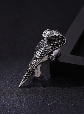 骷髅头关节戒指防身指套合金指环