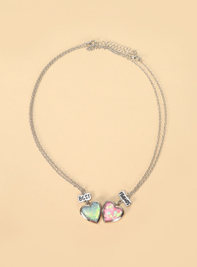 创意爱心相盒项链DIY照片框吊坠