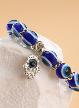 土耳其复古蓝眼睛珠手链