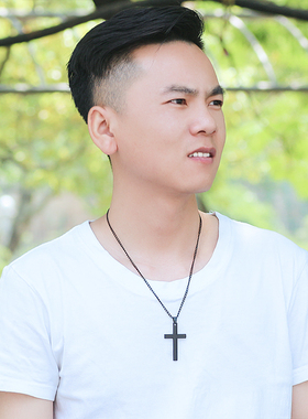 美式说唱十字架项链兄弟饰品挂饰