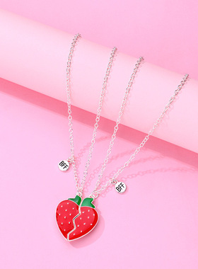 三人款生日礼物儿童项链