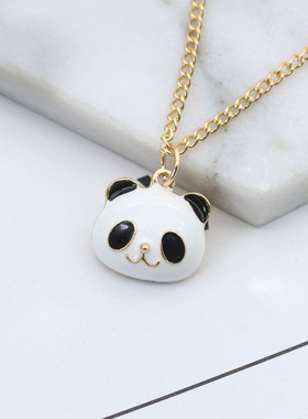 韩版简约学生清新可爱小熊猫吊坠