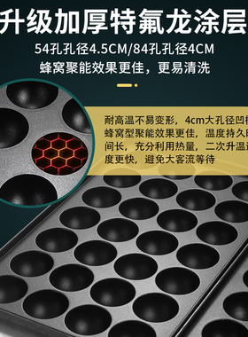 魅兴三板章鱼电热燃气生蚝蛋烧机