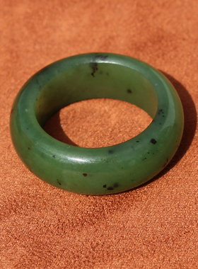 俄罗斯老料高油润细腻菠菜绿碧玉