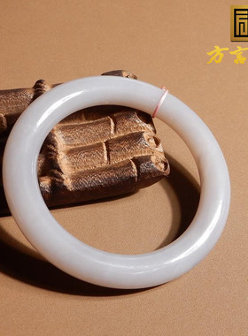 青海老坑紫罗兰内径圆条57mm手镯