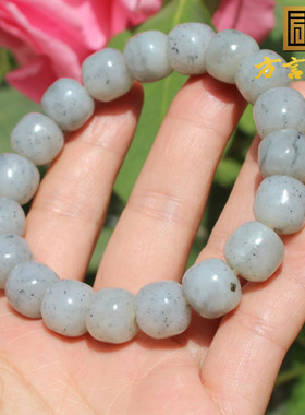 方言新疆油润细腻点墨青花籽手串