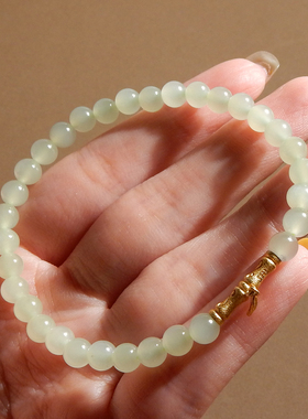 青海冰肉晴水冰提子5mm老型手串