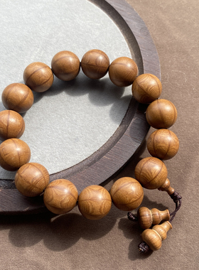 16MM天然降龙木佛珠跑环念珠手串