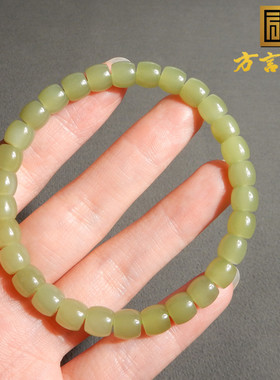 新疆且末料黄口直切7m老型珠手串