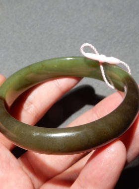 方言精品且末青黄口手镯温润