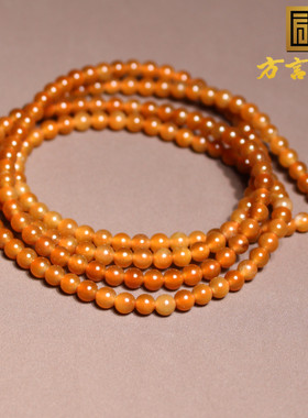 方言和田玉金山矿无结构糖玉手串