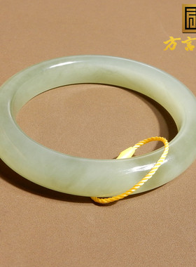 青海老料冰晴水飘翠精美58mm手镯