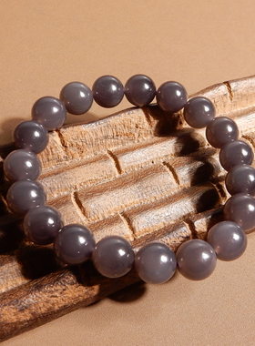 青海老坑料帝王紫10mm圆珠手串