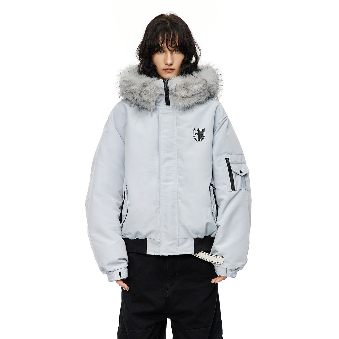 男道美式复古毛领连帽棉服男女2025冬季潮牌情侣保暖加厚棉衣外套,淘宝优惠券,粉丝福利购,淘宝优惠卷