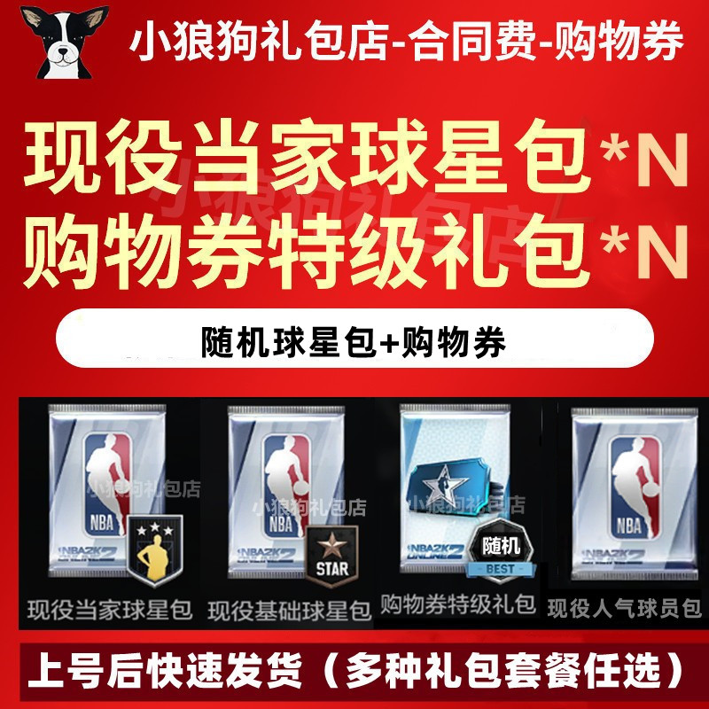 NBA2KOL2 nba2konline2 2KOL2 球员 球星礼包 购物卷 合同费 顺网 - 图0