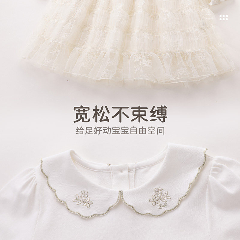 【商场同款】拉比童装连衣裙2025新款裙子春季女童双面布连衣裙,淘宝优惠券,粉丝福利购,淘宝优惠卷