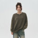 714street wash round neck sweater