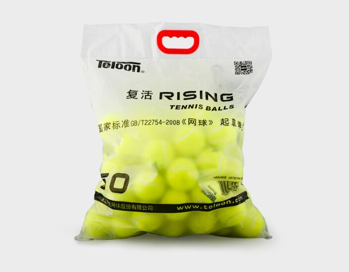 Teloon天龙网球袋装训练球603复活rising801ace初学比赛网球耐磨 - 图1
