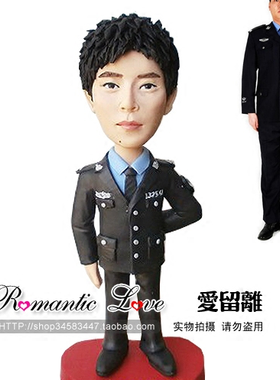 部队警察陆军常服老兵退伍纪念品