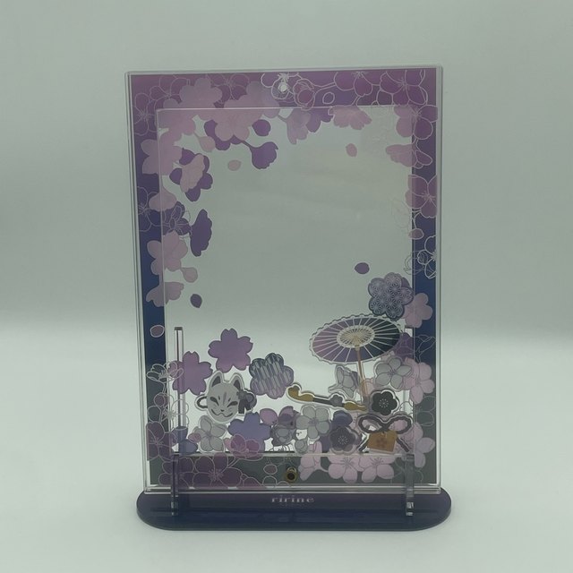Fukuya and Feng Sakura Acrylic Shaking Rakuten Mi Storage Stand Ornaments Kerako Anime Surroundings