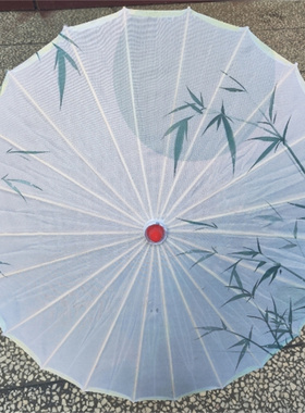 关关雎鸠跳舞伞雨涧春行图舞蹈伞