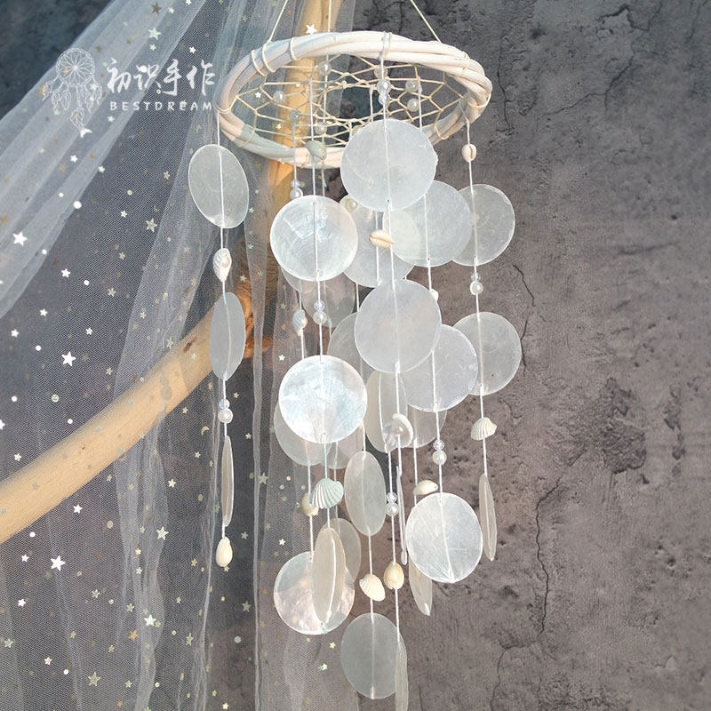 初识手作原创太阳捕手贝壳捕梦网风铃手工diy材料房间挂饰礼物,淘宝优惠券,粉丝福利购,淘宝优惠卷