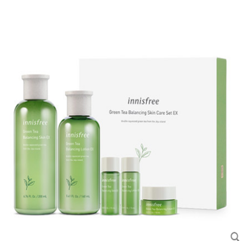 innisfree/悦诗风吟绿茶精萃平衡水乳套装补水保湿修护清爽正品