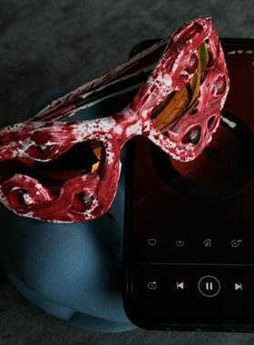 美国代购手作万圣节蛇形太阳镜